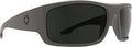Spy Optic Piper Rectangular Wrap Sunglasses Matte Grey / Grey Polarized