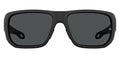 Under Armour Mens Ua Attack 2 Rectangular Sunglasses Matte Black 63mm