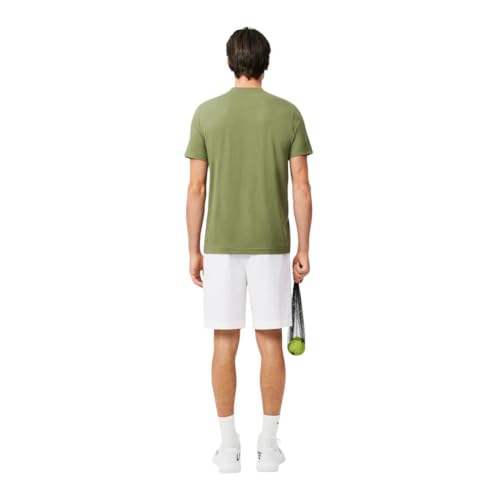 Lacoste Men's Regular Fit Ultra Dry Tennis Shorts - Medium White