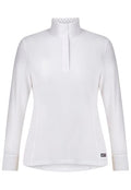 Kerrits Women's Winter Circuit Show Shirt X-Small White/Bits N Crops - Performance Riding Top