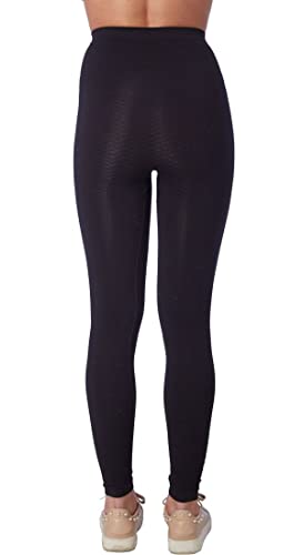 CzSalus X-Small Black Compression Leggings for Lipedema & Lymphedema Support