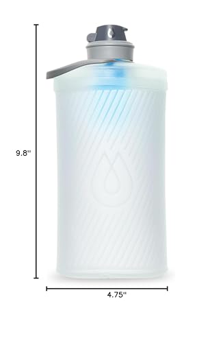 HydraPak Flux+ 1.5L Water Bottle with Integrated Water Filter - Lightweight & Durable