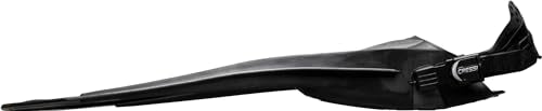 Cressi Pro Light Open Heel Diving Fins - Lightweight, Well-Balanced, Black / M/L