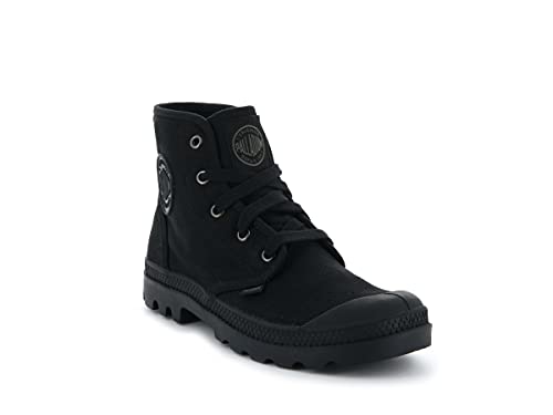 Palladium Men's Pampa Hi Vegan Canvas Lace-Up Boots - Black / 10.5