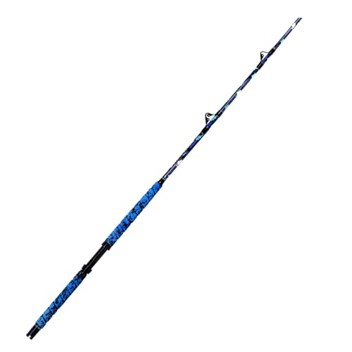 Fiblink 7' Saltwater Trolling Fishing Rod 50-80lb 1-Piece Offshore Deep Sea