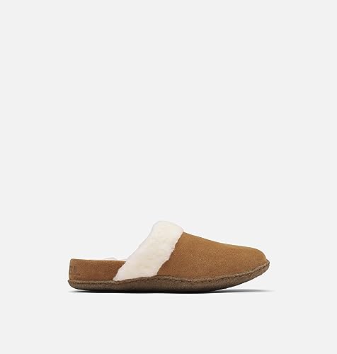 Women's Sorel Nakiska Slide Ii Slippers - Camel Brown/Natural, Size 8