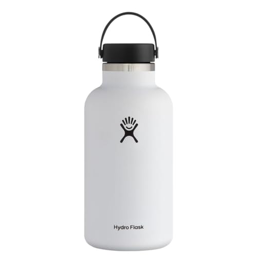 Hydro Flask 64 Oz Wide Flex Cap Insulated Water Bottle - White