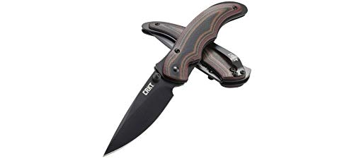 CRKT Endorser Assisted Folding Knife Black 3.18" Blade with Liner Lock