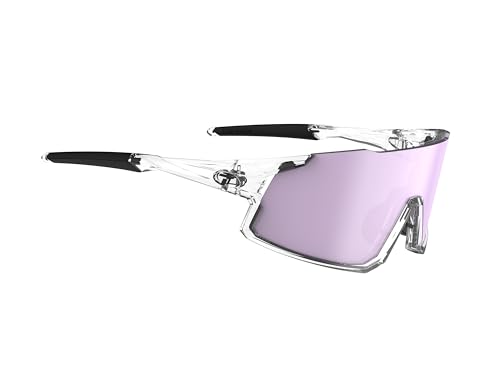Tifosi Stash Shield Cycling & Baseball Sunglasses - Clarion Purple/Red/Clear
