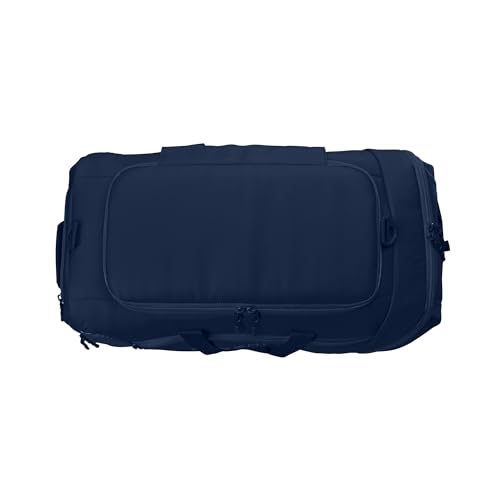 EvoShield Tone Set Player's Duffle Bag Navy - Large Travel Sports Bag with Shoe & Valuables Pockets