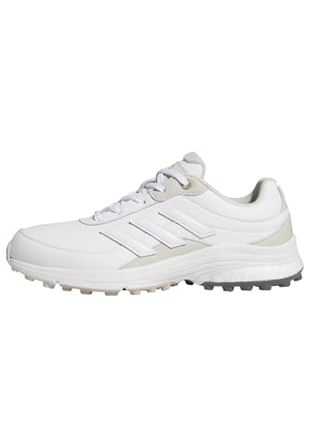 adidas Womens Zoysia Spikeless Golf Sneakers Shoes - White 8, Recycled Material