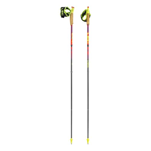 LEKI Ultratrail FX.One Superlite Carbon Trekking Poles 120cm Bright Red-Violet-Neonyellow