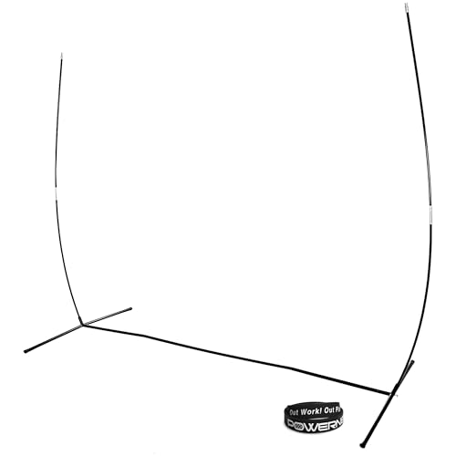 PowerNet 7x7 ft Baseball & Softball Net Replacement Frame - Black / Frame