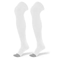 White Over Knee Baseball & Soccer Socks for Boys and Men - Large