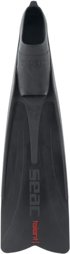 Seac Talent Semi-Long Diving Fins for Spearfishing & Free Diving US 6.5-7 Black
