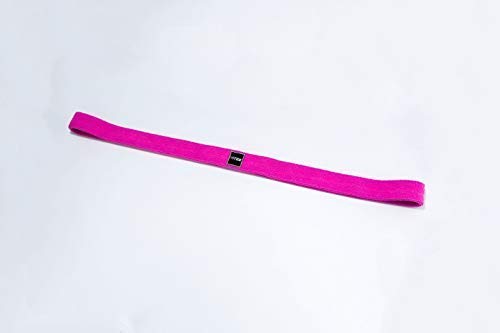 Vitos Fitness Polyester V-Power Band | Allergy Prevention Snap Proof Pull Up Assist Heavy Duty Resistance Mobility Lifting Perfect Body Stretching Training (#2 Light, Pink)