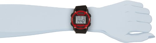 Armitron Sport Digital Chronograph Watch - Nylon Strap, Red