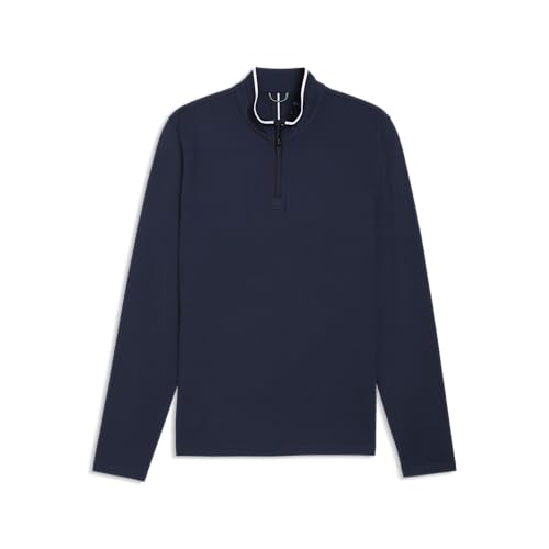 Men's Cloudspun Tech Golf 1/4 Zip Shirt - Medium Deep Navy