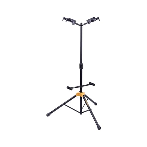 Hercules GS422B PLUS Dual Guitar Stand with Auto Grip System & Foldable Yoke - Stand