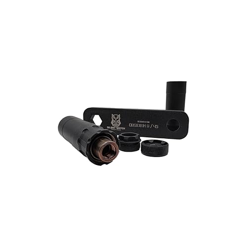 Black Obsidian Suppressor Tool 4-in-1 Wrench for Rugged Obsidian 9 & 45