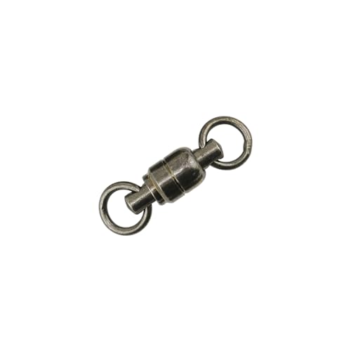AFW Solid Brass Ball Bearing Snap Swivels Size 6 260lb Test Black Fishing Tackle