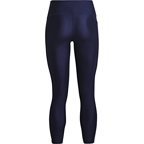 Under Armour Women's HeatGear High Waist Ankle Leggings - Small Midnight Navy/White