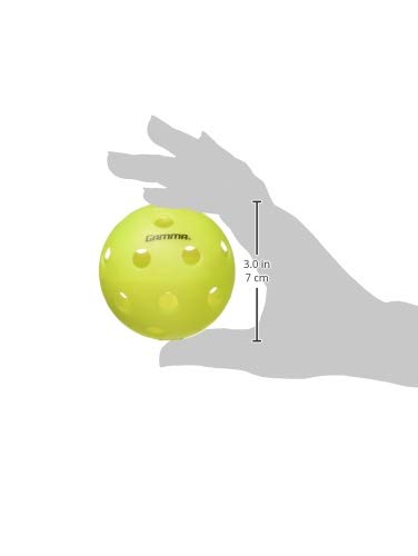 Yellow Indoor Pickleballs Pack of 60 - USAPA Approved, High Visibility, Durable & Ultra-Balanced