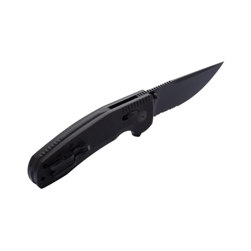 SOG Tactical Folding Knife with 3.4" D2 Steel Blade & G10 Handle