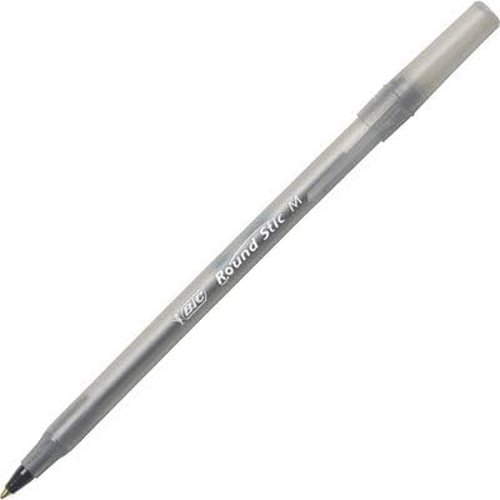 BIC Round Stic Xtra Life Ballpoint Pens - Ultra Long Lasting Ink Flow | 60-Count Black Ink
