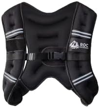 Roc Outdoors Weighted Vest - Rub-Free Technology for Men & Women | 5lb to 30lb Options for Fitness & Weight Training