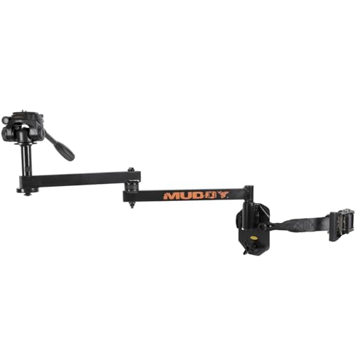 Muddy Hunt Hard Camera Arm - 24-Inch Adjustable Aluminum Outdoor Camera Mount