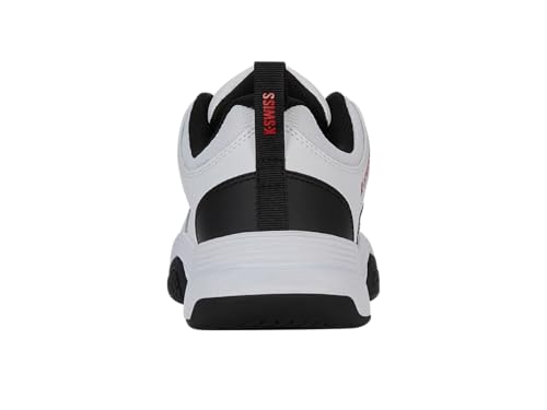 K-Swiss Men's Court Express 2 Tennis Shoes - White Black Mars Red 10