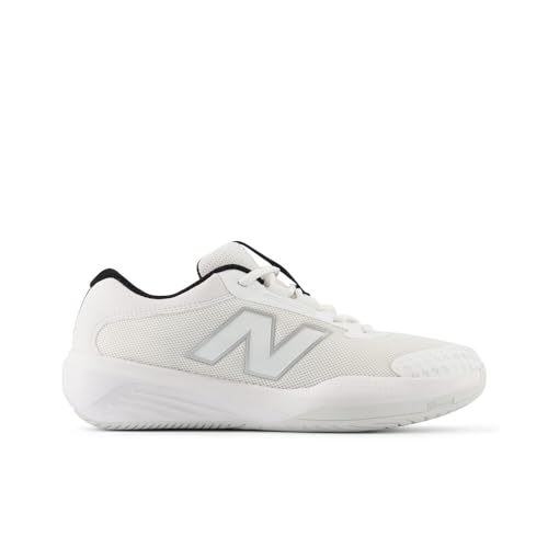 New Balance Kids' 996v6 Tennis Shoes - Big Kid White/Black 4.5