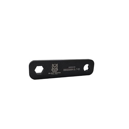 Black Obsidian Suppressor Tool 4-in-1 Wrench for Rugged Obsidian 9 & 45