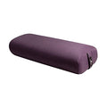 Yoga Bolster - Supportive Firm Cushion for Restorative Poses - Plum Solid