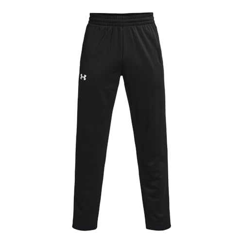 Under Armour Men's Armour Fleece Pants - Medium Black & White