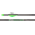 Carbon Arrow Fletched 0.204 Inch Spine 300 - Green, Straightness ± 0.003, 6 Pack