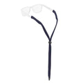 Large Cotton Eyewear Retainer Strap - Unisex Sunglasses & Glasses Keeper, Adjustable Fit, Washable, Made in USA - Navy, One Size