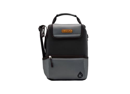 Kanga Insulated Cooler Bag - Midnight Soft Cooler for 6 or 12 Cans, Leak-Proof, Durable