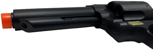 Valken Infinity 357 Airsoft Revolver Pistol - Black Green Gas Gun with 6 Cartridges