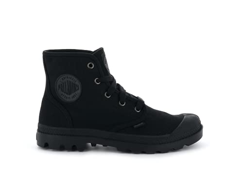 Palladium Men's Pampa Hi Vegan Canvas Lace-Up Boots - Black / 10.5