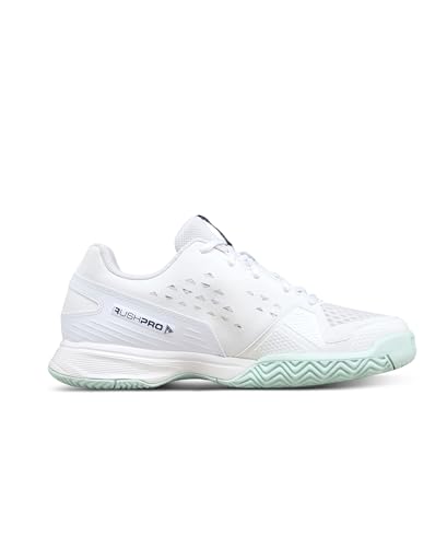 Kids Tennis Shoes - Lightweight Breathable Junior Athletic Sneakers White/Blue - Wilson Rush Pro Lite