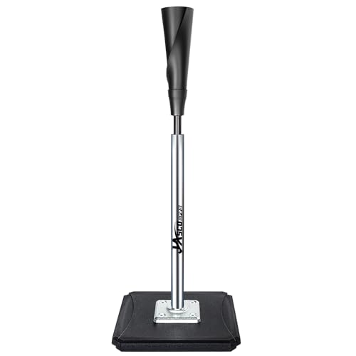 Portable Batting Tee for Baseball Softball 25-37 Inch Height Adjustable Training Equipment