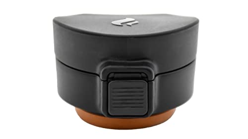 BURNOUT 16oz Temperature Regulating Smart Mug with Pop Top Lid - Black