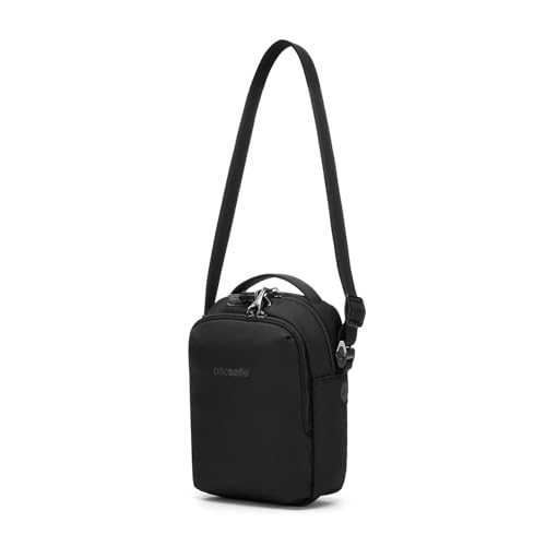 Pacsafe V Companion Crossbody Bag - One Size Jet Black RFID Lockable