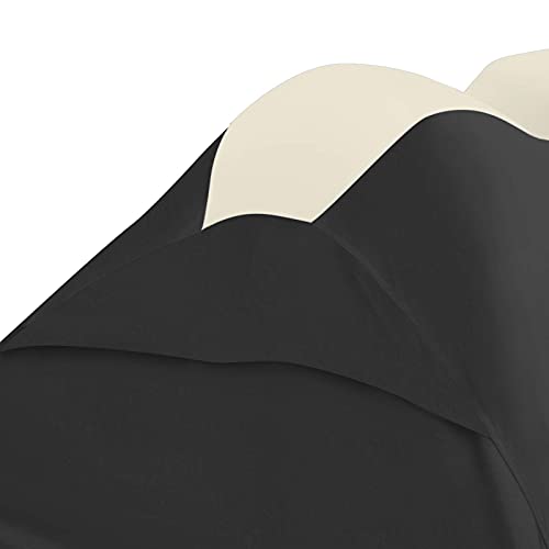 JETPRO Waterproof Gray/Black Jet Ski Cover Fits 126-135 Inches 3 Seater Heavy Duty