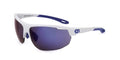Under Armour Men's Clutch Wrap Style Sunglasses White & Blue UV Protection