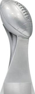 Crown Awards Football Touchdown Sculpture Trophy - Custom Engraving Included | 10-Inch Size