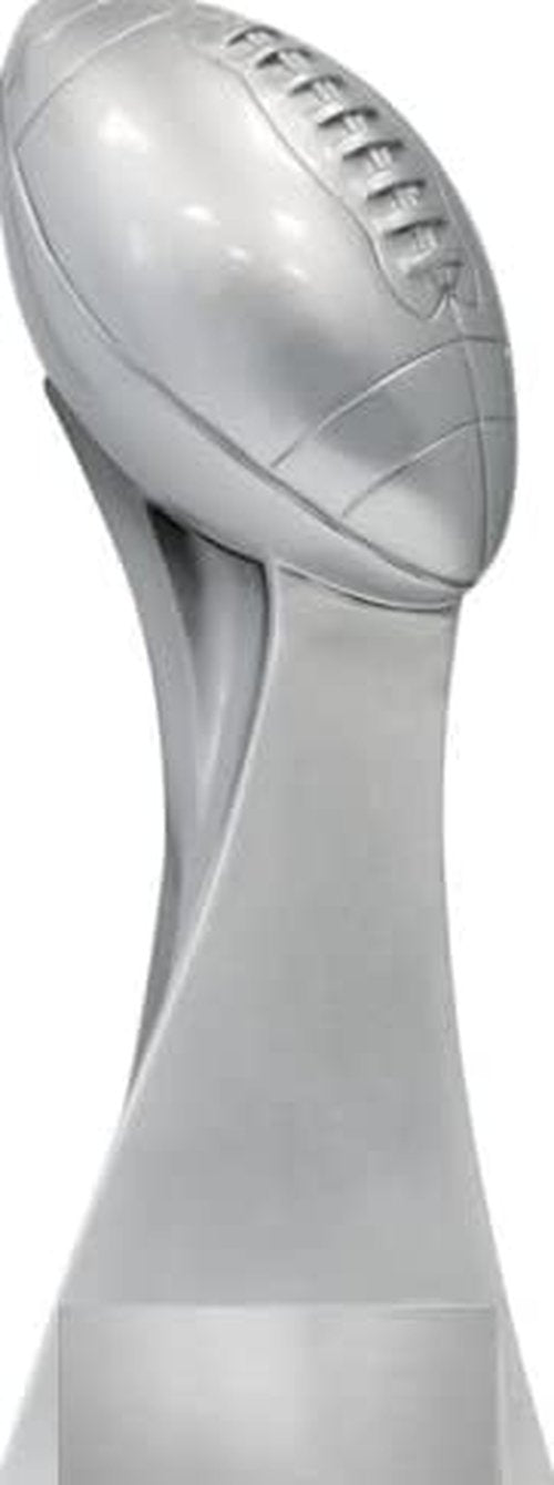 Crown Awards Football Touchdown Sculpture Trophy - Custom Engraving Included | 10-Inch Size