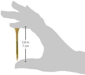 PrideSports PTS Wood Golf Tees - 100 Count, 2-3/4 Inch | Top-Rated Wood Tee for Drivers & Woods